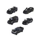 Majorette, Black Edition 2.0, modele pojazdów, resoraki, 1:64, 5 szt.