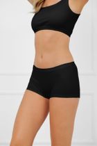 Majtki bokserki damskie, czarne, Lotte, Italian Fashion