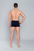 Majtki bokserki męskie, granatowe, Ikar, Italian Fashion