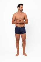 Majtki bokserki męskie, granatowe, Salomon, Italian Fashion