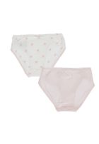 Majtki figi dziewczęce, różowo-białe, zestaw, 2 szt., Bellybutton