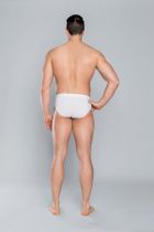 Majtki slipki męskie, białe, Ikar, Italian Fashion