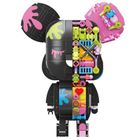 Maker Pop, Miś, klocki konstrukcyjne z magnesem, czarny