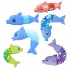 Maksik, Pop Tube, delfin, świecący gniotek, 1 szt.