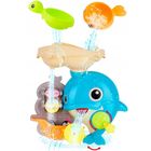 Maksik, wodospad z delfinkiem, zabawka do kąpieli, statek