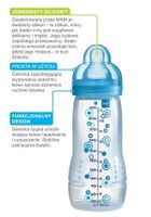 MAM, Baby Bottle, butelka, 2m+, 270 ml, niebieska