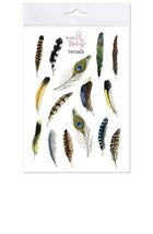 Mama Maluje, tatuaże zmywalne, Pióra