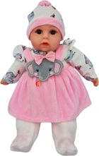 Mario, interaktywna lalka bobas, słonik, 45 cm