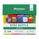 Marioinex, Mini Waffle, Blocks, klocki konstrukcyjne, 206 elementów