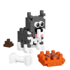 Marioinex, Mini Waffle, Pocket Pets Puppies, Husky, klocki konstrukcyjne, 44 elementów