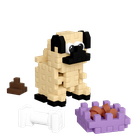 Marioinex, Mini Waffle, Pocket Pets Puppies, Mops, klocki konstrukcyjne, 42 elementów