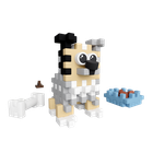 Marioinex, Mini Waffle, Pocket Pets Puppies, Owczarek Szetlandzki, klocki konstrukcyjne, 49 elementów