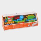 Marioinex, Waffle, Pociąg, klocki konstrukcyjne, 46 elementów