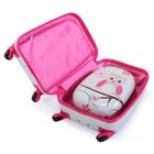 Marko, walizka i plecak, zestaw podróżny, sowy