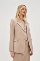 Marynarka damska, beżowa, Moodo