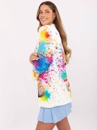 Marynarka damska, ecru, Italy Moda