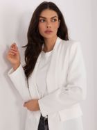 Marynarka damska, ecru, Italy Moda