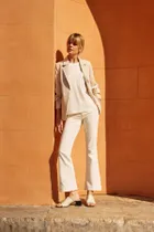 Marynarka damska, ecru, Moodo