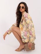 Marynarka damska, żółta, Italy Moda