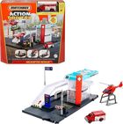 Matchbox, Action Drivers, Medyczne lądowisko, zestaw startowy z autem