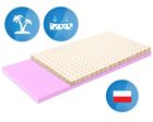 Materace z Gór, Top Hr Lateks, materac odprężający, nawierzchniowy, wysokoelastyczny, bez pokrowca, 90-160-6 cm