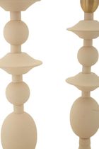 Mauro Ferretti, Gemini, zestaw świeczników, kremowy