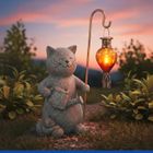 Maximex, lampa solarna kot z świecącym balonem LED, 26,5-16 cm