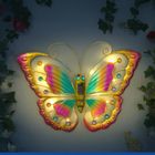 Maximex, ozdoba ogrodowa na ścianę, motyl solarny LED, 54-40 cm