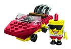 Mega Bloks, SpongeBob rajdowiec, tuba z klockami, 74 elementy