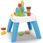 Mega Bloks, Stolik z klockami „Buduj i zrzucaj”, zestaw klocków, 25 elementów