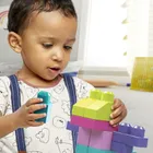 MEGA Bloks, Torba różowa, klocki, 80 elementów