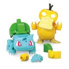 MEGA Pokemon, Pokeball Bulbasaur i Psyduck, 2 figurki, klocki, 63 elementy