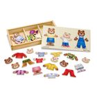 Melissa & Doug, Misie, puzzle drewniane
