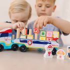 Melissa & Doug, Psi Patrol, ciężarówka, drewniany pojazd z klockami
