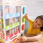 Melissa & Doug, Snack to Go, drewniany automat z przekąskami, 19 elementów