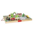 Melissa and Doug, Stacja kolejowa, zestaw w drewnianej walizce