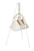 Membantu, Basic, hamak-huśtawka dla bliźniąt, podwójna, beżowa