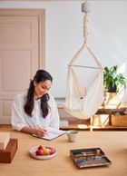 Membantu, Basic, hamak-huśtawka dla dzieci, szary