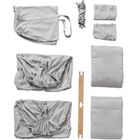 Membantu, Premium, hamak-huśtawka dla bliźniąt, podwójna, szara