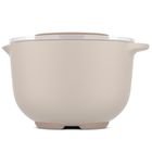 Mepal, Chef It, miska do miksowania z pokrywą odporną na rozchlapywanie, Chalk, 3000 ml