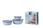 Mepal, Cirqula, zestaw 3 misek, okrągła, Nordic Blue, 350+750+1250 ml