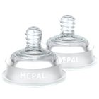 Mepal, Mio, smoczek do karmienia niemowląt z szybkim przepływem, 2 szt.