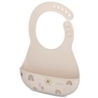 Mepal, Mio, Sunshine&Rainbow, śliniak silikonowy z kieszonką