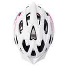 Meteor, Drizzle, kask ochronny, biało-różowy, rozmiar 55-58 cm