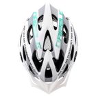 Meteor, Drizzle, MV29, kask rowerowy, rozmiar L, 58-61 cm, biało-szary