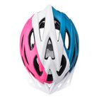 Meteor, kask rowerowy, Marven, L 58-61 cm, różowy/biały/morski