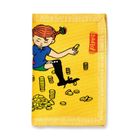 Micki, Pippi Langstrumpf, portfel, żółty