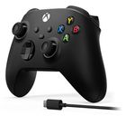 Microsoft, Xbox Serie, kontroler bezprzewodowy, Black+USB-C