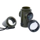 Mil-tec, gwizdek survivalowy 6w1, zielony, 16328401