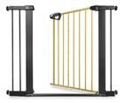 Milly Mally, Guardy, barierka zabezpieczająca na schody z rozszerzeniami, black natural, 76-104 cm